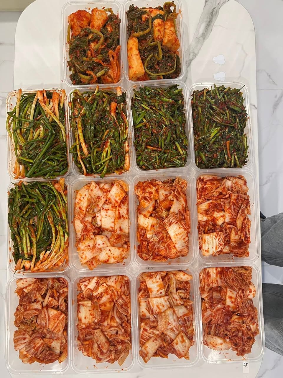 Bán kimchi các loại (cải thảo, củ cải non, hành lá, hẹ) với ưu đãi mua 2 hộp giá không đổi, freeship nội khu BS7. Giá từ 45.000đ/hộp, liên hệ 0906 313 995. - 1/5