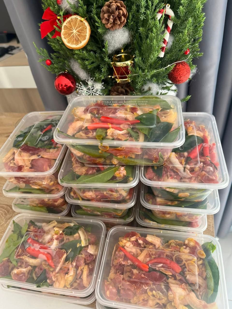 Bán thịt heo rừng lai Daknong ướp lá mắc mật, giá 195k/kg, nửa ký 100k, nguyên liệu sạch, giao nhanh, free ship Vin đơn từ 100k. - 3/4