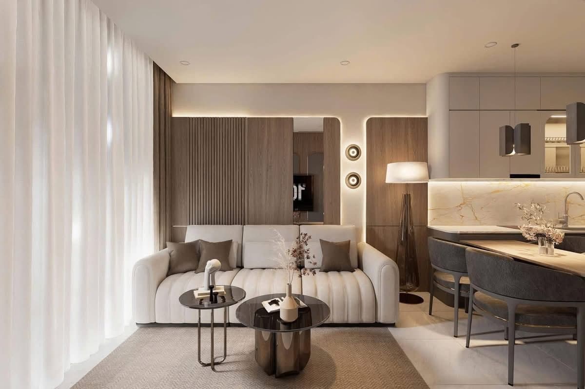 Dịch vụ thiết kế và thi công nội thất căn hộ 1PN+ tại VinHomes Grand Park, tư vấn miễn phí, có nhà mẫu tham quan, xưởng sản xuất trực tiếp, hoàn thiện nhanh. - 1/5