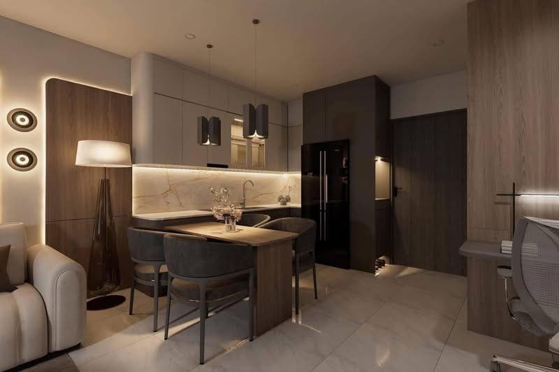Dịch vụ thiết kế và thi công nội thất căn hộ 1PN+ tại VinHomes Grand Park, tư vấn miễn phí, có nhà mẫu tham quan, xưởng sản xuất trực tiếp, hoàn thiện nhanh. - 4/5