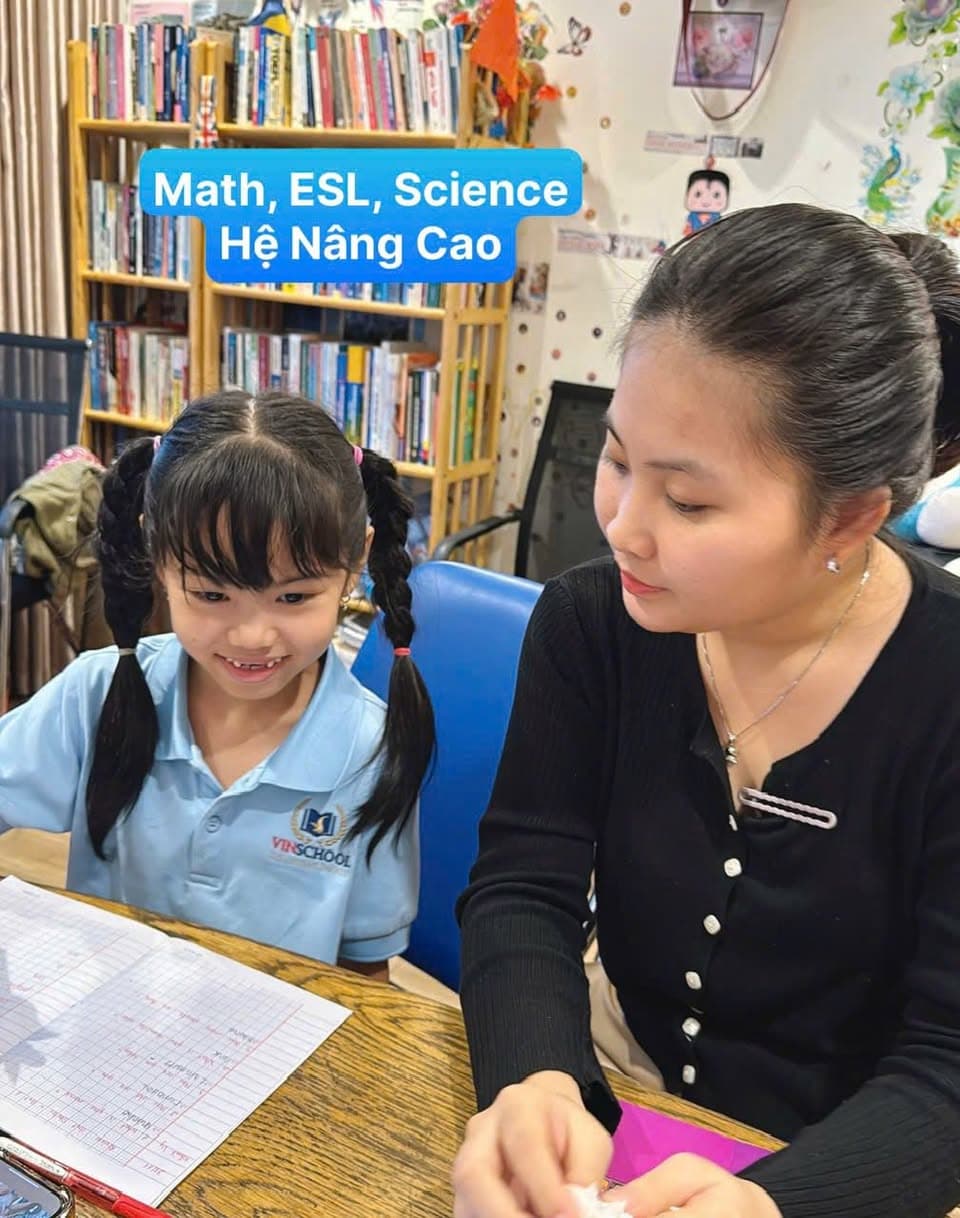 Nhận dạy tiếng Anh, Toán, Khoa học cho học sinh Vinschool và các trường, luyện thi Cambridge, lớp cá nhân hóa 1:1 hoặc nhóm nhỏ, có lớp online, tặng buổi học thử. - 1/5
