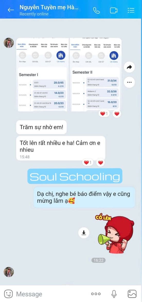 Nhận dạy tiếng Anh, Toán, Khoa học cho học sinh Vinschool và các trường, luyện thi Cambridge, lớp cá nhân hóa 1:1 hoặc nhóm nhỏ, có lớp online, tặng buổi học thử. - 4/5
