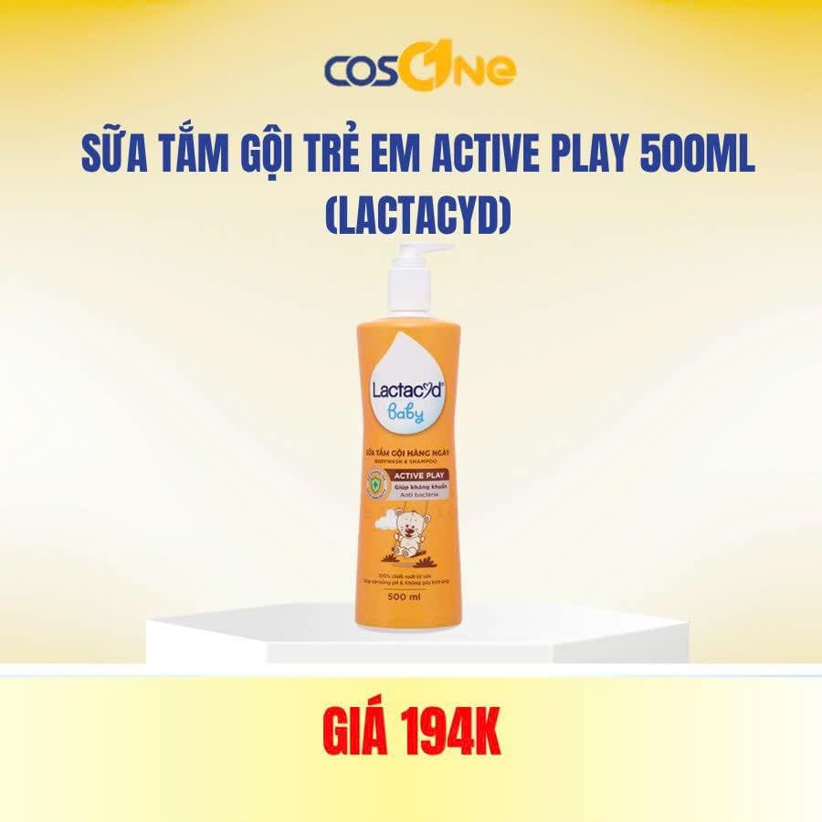 Bộ sữa tắm gội Lactacyd 500ml cho bé, dịu nhẹ và an toàn, giá 194,000đ/chai. Freeship cho Vinhomes Grandpark, Khang Điền và đơn trên 500,000đ tại Quận 2, Quận 9. - 3/4
