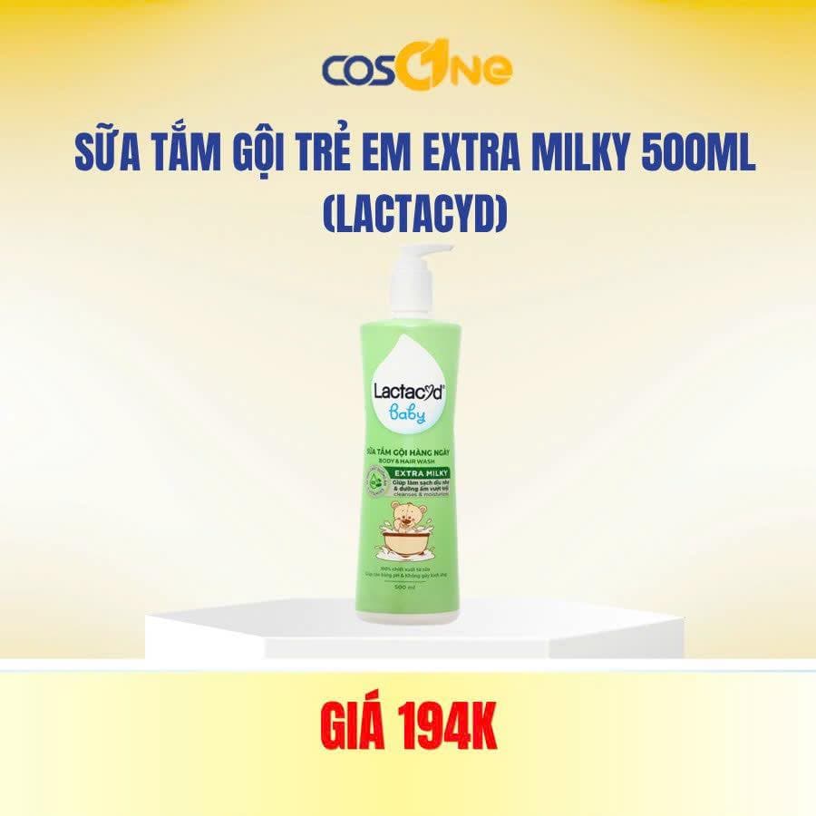 Bộ sữa tắm gội Lactacyd 500ml cho bé, dịu nhẹ và an toàn, giá 194,000đ/chai. Freeship cho Vinhomes Grandpark, Khang Điền và đơn trên 500,000đ tại Quận 2, Quận 9. - 4/4