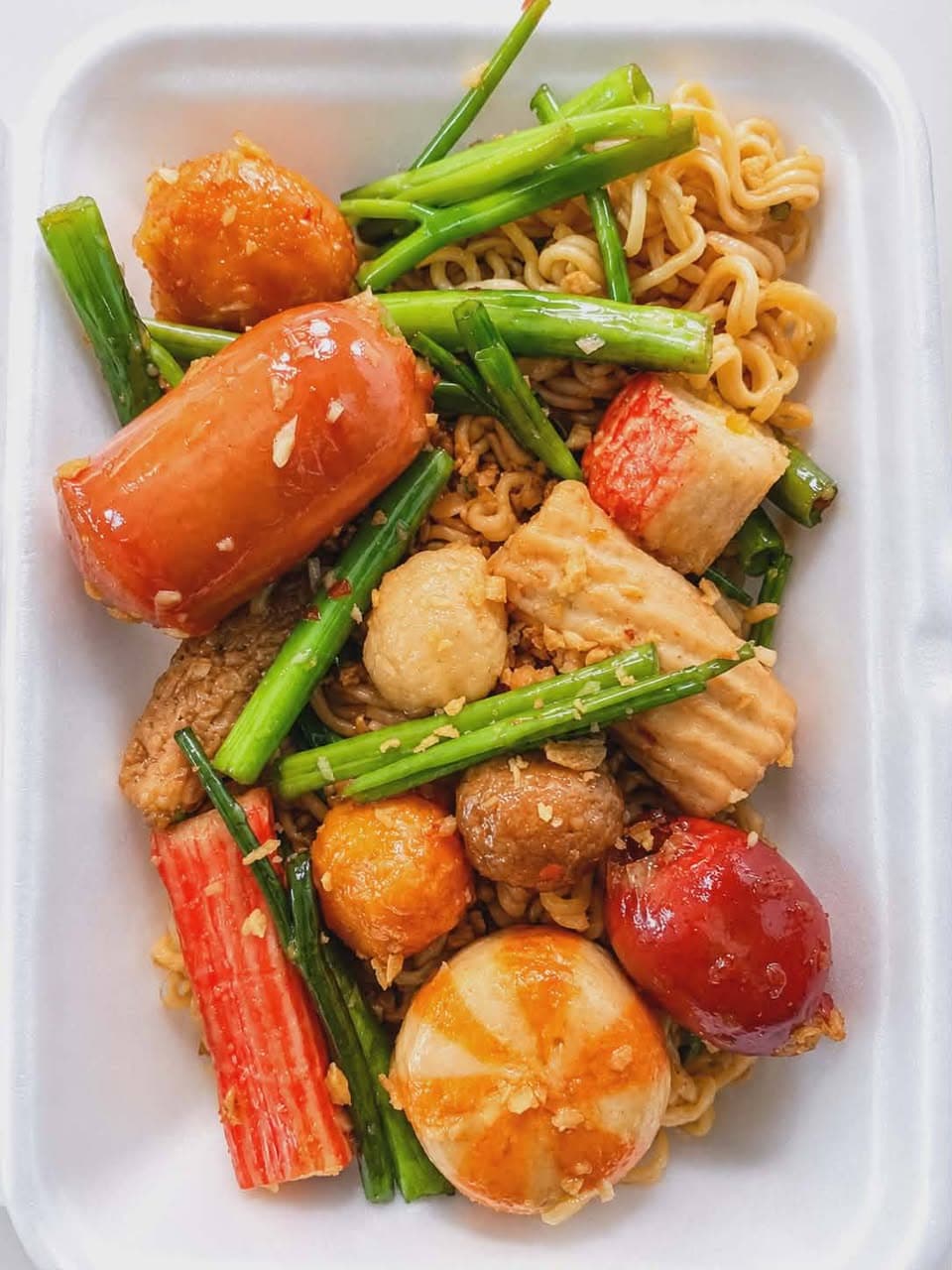 Đồ ăn vặt nóng giòn: xôi chiên, bánh mì nướng muối ớt, bánh tráng cuốn, trứng cút xào bơ, cá viên chiên, trà chanh, freeship đơn từ 50k. Đặt ngay! - 2/5