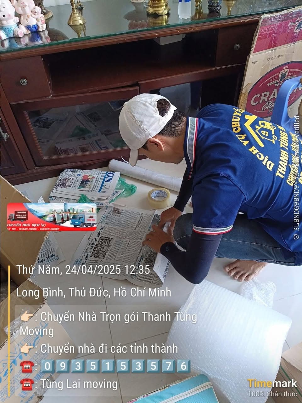 Dịch vụ chuyển nhà, chuyển văn phòng trọn gói, hỗ trợ đóng gói, tháo dỡ, cho thuê xe tải đa dạng tải trọng. Hotline: 0935153576. - 3/5