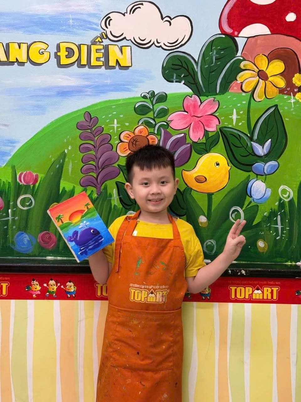 Lớp học vẽ thiếu nhi TopArt Khang Điền, chương trình hè cho bé 4-16 tuổi, giảm đến 25% học phí khi đăng ký sớm. Địa chỉ: KDC Khang Điền, Phước Long. - 4/4