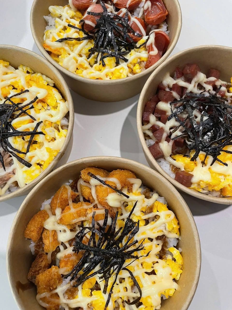 Nhà hàng Cheese Up nhận đơn đến 22h30, giao tận sảnh các món Hàn nóng hổi như cơm, mì cay, canh kimchi, bánh xếp, gà viên. Liên hệ Zalo 0708 481 800. - 3/5
