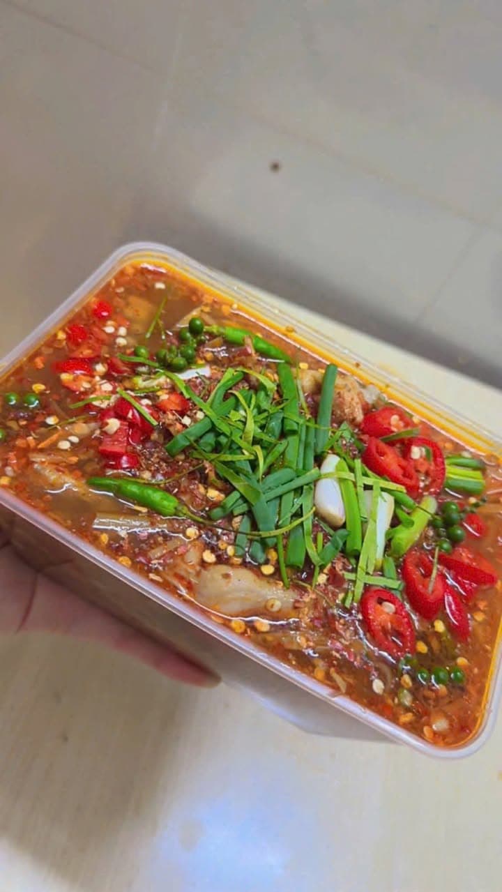 Chân gà cay Hội An, mực rim cay, cá bò sợi rim, khô mực, các loại mắm, đồ ăn vặt nhà làm chuẩn vị, ship liền tại Sài Gòn. Liên hệ Zalo 0359605338. - 4/5