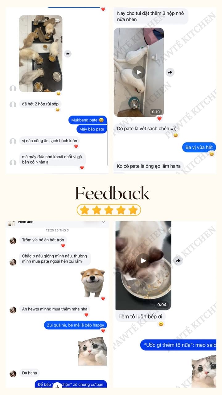 Bếp Pawté bán pate tươi cho chó mèo, không phụ gia, giao tận nơi, freeship cho cư dân Vinhomes Grand Park, hỗ trợ ship nội thành SG. - 4/5