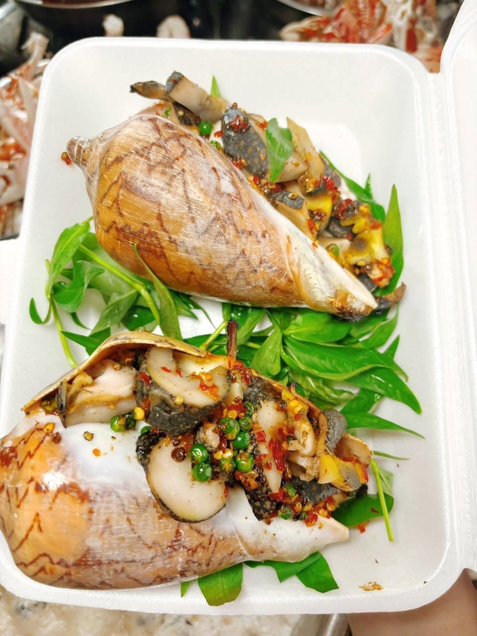 Ốc giác vôi lớn sống, giao tận tay, thịt giòn ngọt, chế biến hấp, xào, nướng. Giá 225k/kg (2-3 con). Liên hệ 0933754543 để đặt hàng. - 5/5