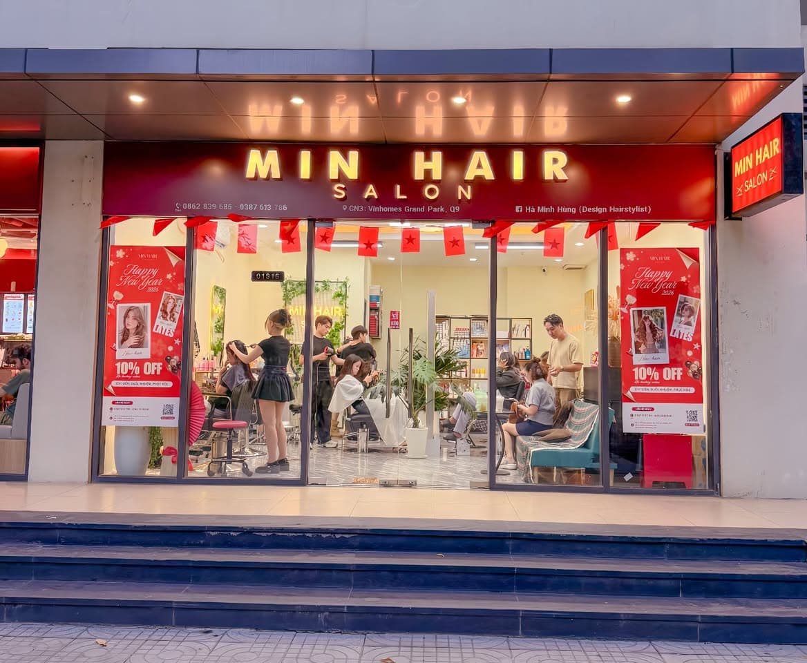 Min Hair Salon chuyên cắt tóc tém pixie, tạo kiểu hiện đại, cá tính, phù hợp từng khuôn mặt. Địa chỉ tại Q2 và Q9, sử dụng sản phẩm chính hãng. - 4/4