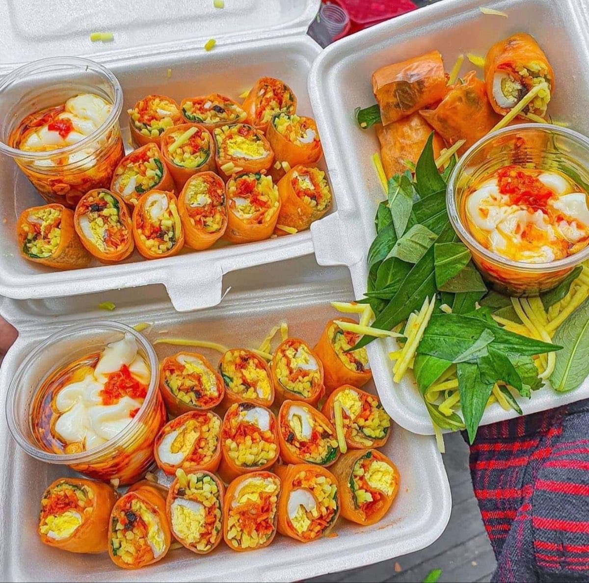 Bán bánh tráng phơi sương, bánh tráng cuốn, bánh đa trộn, bánh mì sốt phô mai/bơ trứng, trà tắc, trà sữa. Ship tận nơi khu Long Bình, giá từ 15k-25k. - 1/5