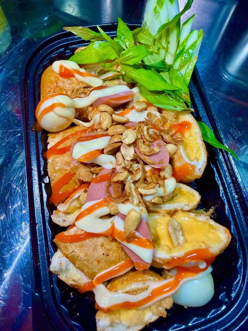 Bán bánh tráng phơi sương, bánh tráng cuốn, bánh đa trộn, bánh mì sốt phô mai/bơ trứng, trà tắc, trà sữa. Ship tận nơi khu Long Bình, giá từ 15k-25k. - 4/5