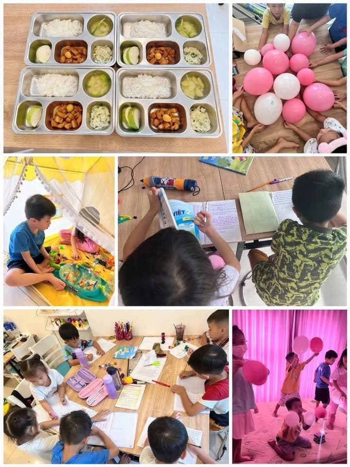 Tuyển sinh lớp bán trú hè 2026 tại Vinhome Grand Park, Q9: rèn chữ, luyện đọc, kỹ năng, mỹ thuật, ăn trưa, môi trường thân thiện. Liên hệ cô Ngân để đăng ký. - 4/4