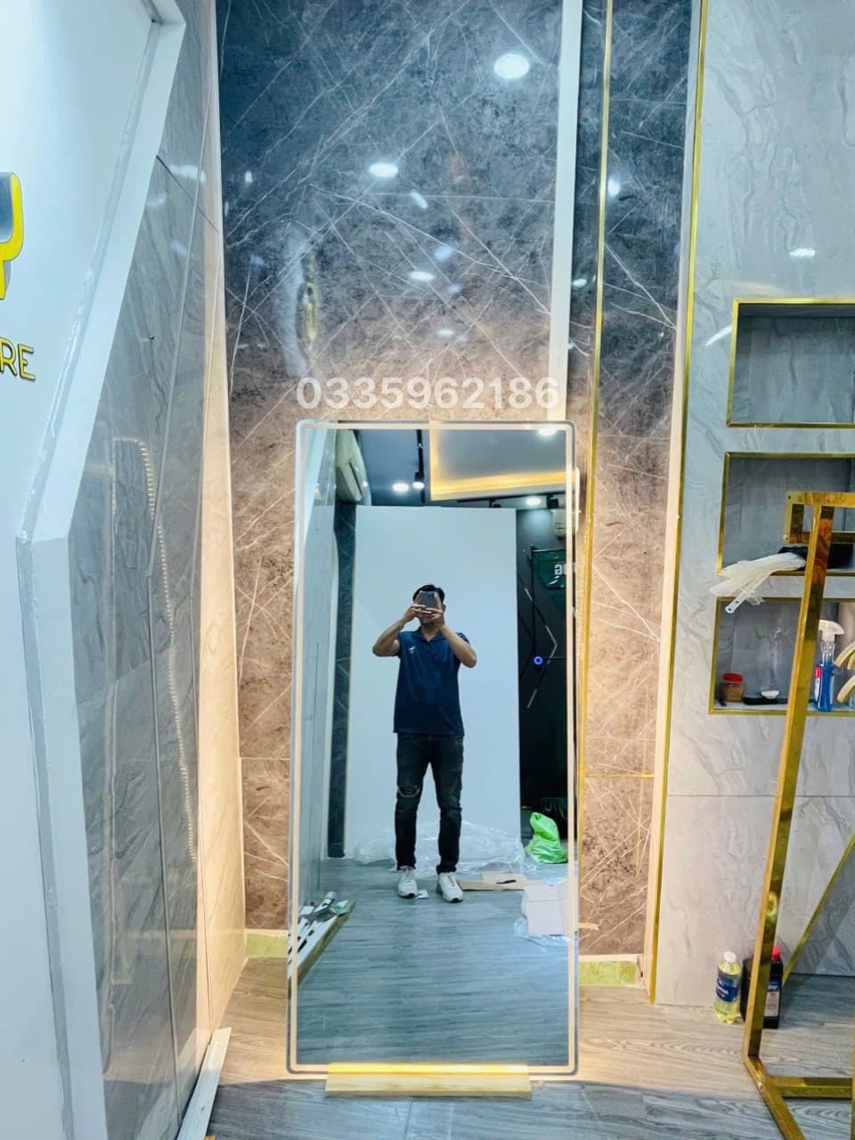 Nhận làm và lắp đặt gương decor, gương bàn trang điểm, gương phòng tập theo yêu cầu. Hỗ trợ ship và lắp đặt trong ngày tại TPHCM, Biên Hoà, Bình Dương. - 1/5