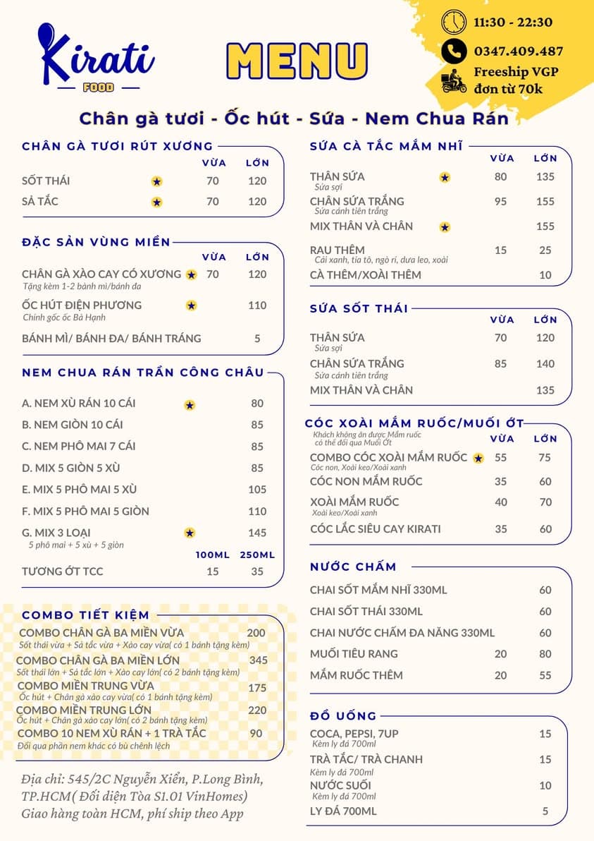 Combo chân gà xào cay và ốc hút miền Trung, nóng hổi, giao tận nơi VinHomes Grand Park. Đơn từ 100k tặng trà tắc, freeship VGP đơn từ 70k. - 4/4