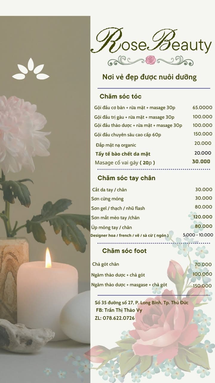 Dịch vụ gội đầu, làm nail tại 35 đường số 27, phường Long Bình, Thủ Đức. Mua gói gội tặng buổi, làm nail tích điểm nhận gội đầu miễn phí. - 2/4