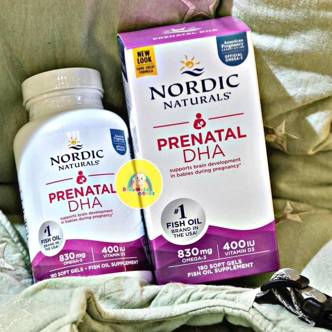 Dầu cá Nordic Bắc Âu giàu DHA, EPA, D3 giúp phát triển trí não, thị giác cho mẹ bầu và trẻ nhỏ. Hàng có sẵn tại BabyMall & Care quận 9. - 1/1