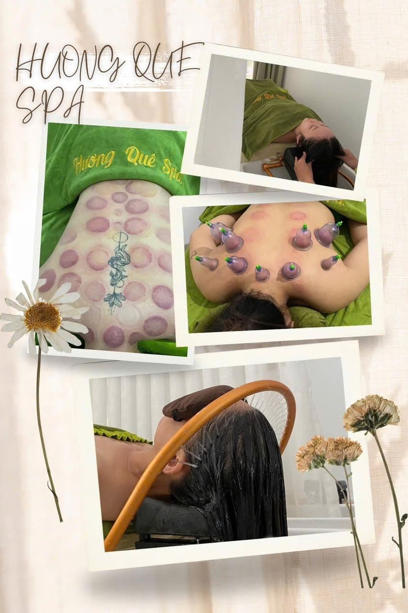Hương Quê Spa cung cấp liệu trình gội đầu dưỡng sinh giúp giảm căng thẳng, thư giãn vùng đầu, cổ, vai gáy và tái tạo năng lượng. - 1/3