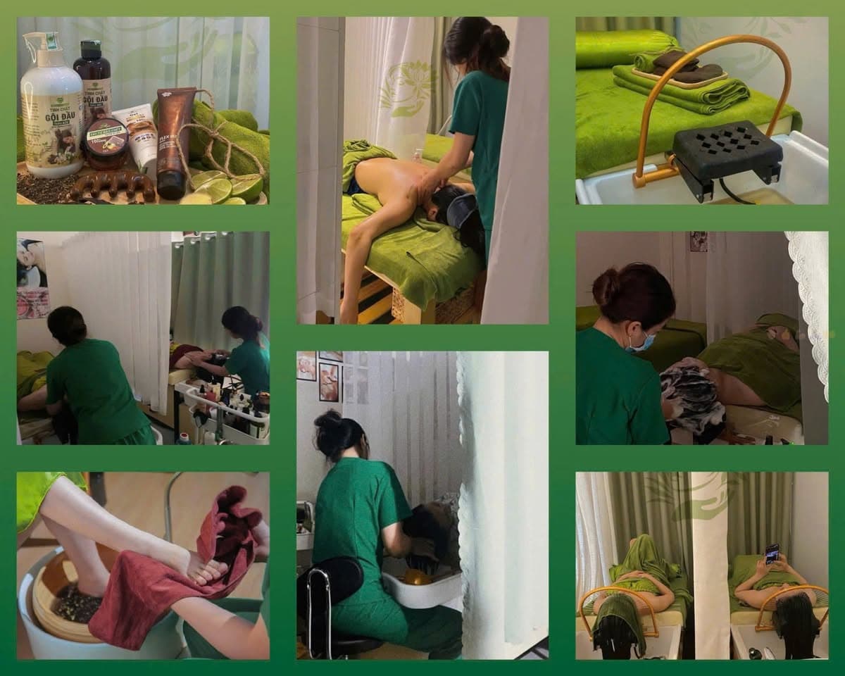 Hương Quê Spa cung cấp liệu trình gội đầu dưỡng sinh giúp giảm căng thẳng, thư giãn vùng đầu, cổ, vai gáy và tái tạo năng lượng. - 2/3