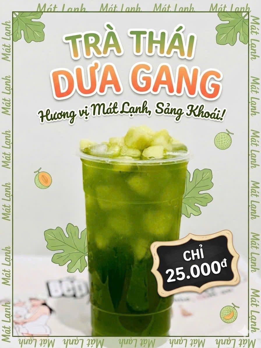 Trà dưa gang mát lạnh chỉ 25k/ly, freeship mọi đơn, giải nhiệt mùa hè, giao hàng nhanh chóng. - 2/2