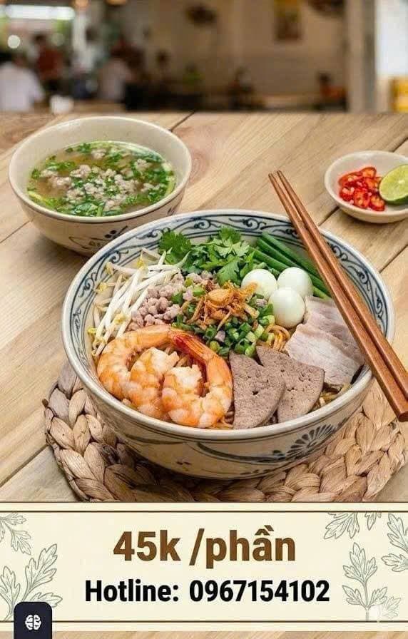 Hủ Tiếu Ruby bán hủ tiếu, mì trộn, bánh canh bột lọc, giao tận sảnh Vinhome Grand Park, giá 45k/phần, free ship từ 1 phần, gọi 0967154102. - 1/5