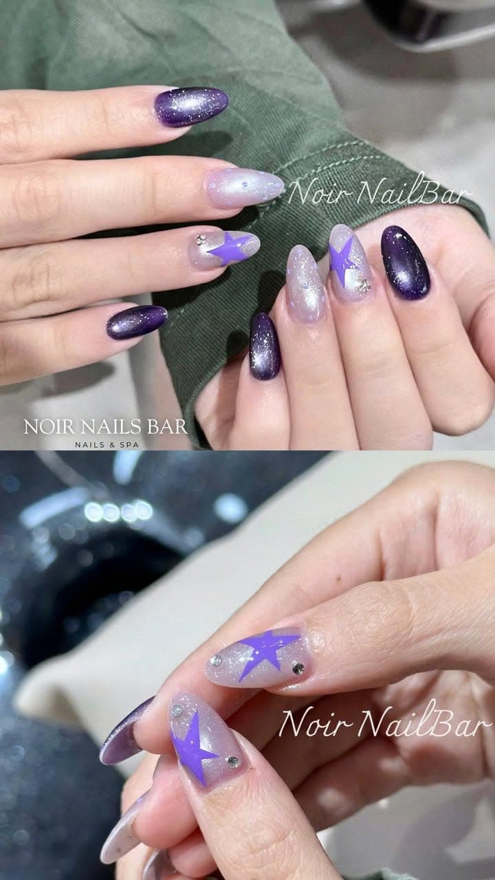 Dịch vụ làm móng, nail art chuyên nghiệp tại Noir Nail Bar, Vinhomes Grand Park. Đặt lịch qua hotline, phục vụ từ 9:00 - 20:00. - 4/5