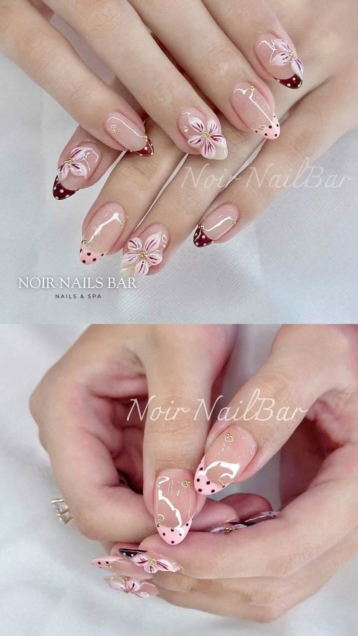 Dịch vụ làm móng, nail art chuyên nghiệp tại Noir Nail Bar, Vinhomes Grand Park. Đặt lịch qua hotline, phục vụ từ 9:00 - 20:00. - 5/5