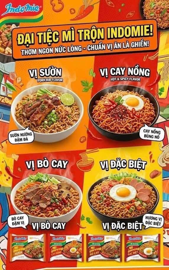 Bán mì trộn Indomi giá chỉ 16x/thùng (40 gói), nhận sỉ & lẻ, giá ưu đãi cho khách lấy số lượng lớn. Phù hợp bán tạp hoá, ăn vặt, online. - 1/1