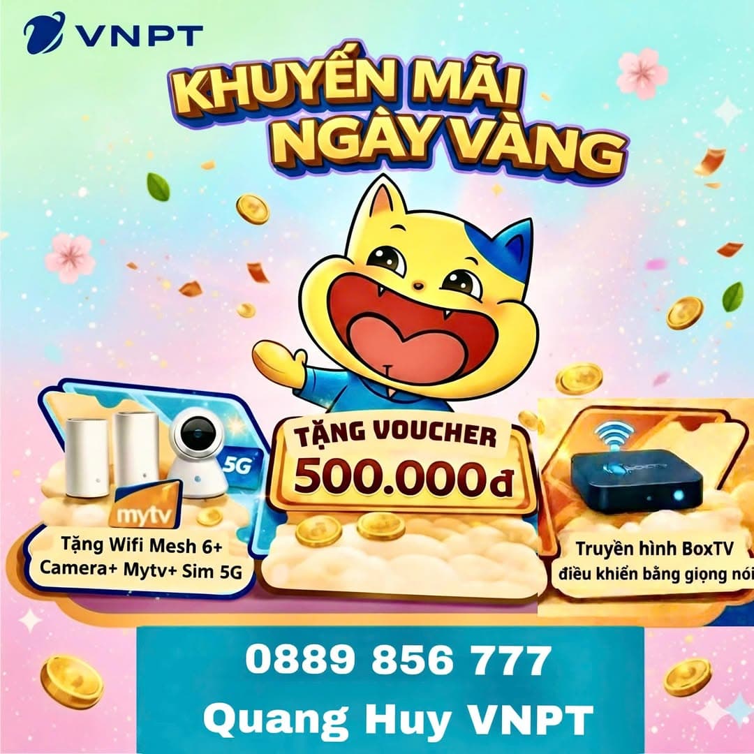 Dịch vụ lắp đặt Internet VNPT giá rẻ tại Vinhome Grand Park, hỗ trợ 500.000 khi lắp mới, tặng SIM số đẹp, MyTV, Wifi mesh, Camera. - 1/1