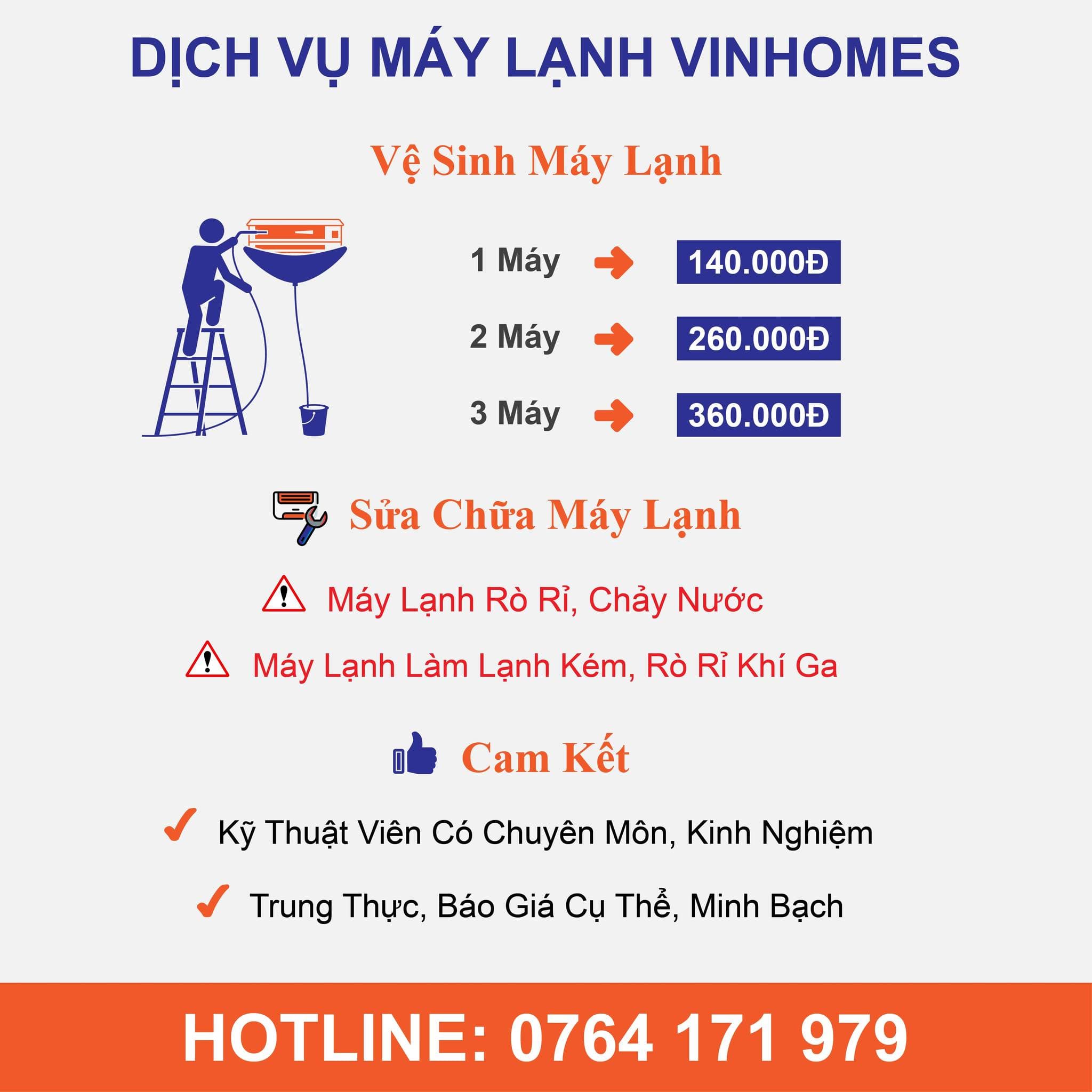 Dịch vụ sửa chữa, vệ sinh, lắp đặt điện lạnh, thiết bị điện, nước, máy lạnh, máy giặt, tủ lạnh tại Vinhomes Grand Park. - 1/5