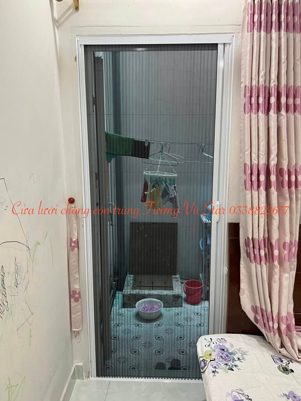 Cung cấp & lắp đặt cửa lưới chống muỗi, giàn phơi thông minh, lưới an toàn ban công, bạt che nắng mưa, rèm tổ ong cho nhà ở. - 2/5