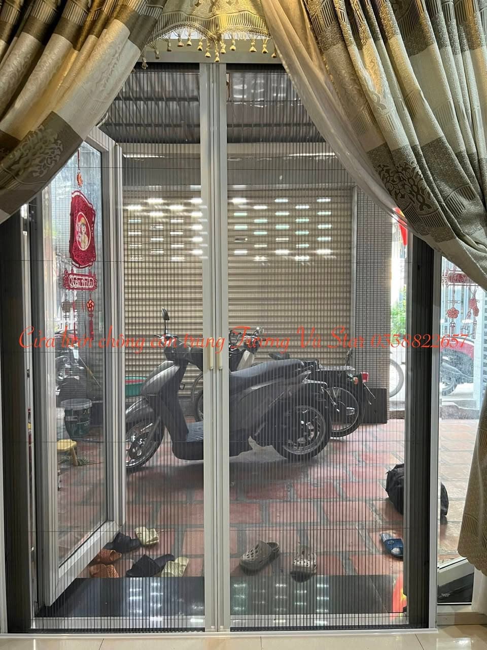 Cung cấp & lắp đặt cửa lưới chống muỗi, giàn phơi thông minh, lưới an toàn ban công, bạt che nắng mưa, rèm tổ ong cho nhà ở. - 5/5