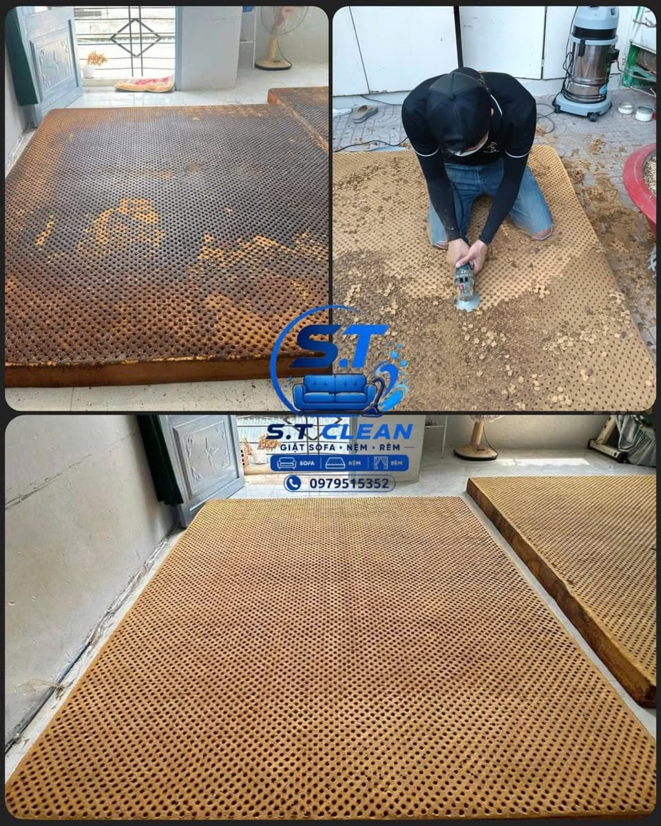 Dịch vụ S.T Clean chuyên giặt sofa, nệm, rèm, thảm tận nơi với dung dịch an toàn cho da, phù hợp gia đình có trẻ nhỏ, thú cưng. - 4/5