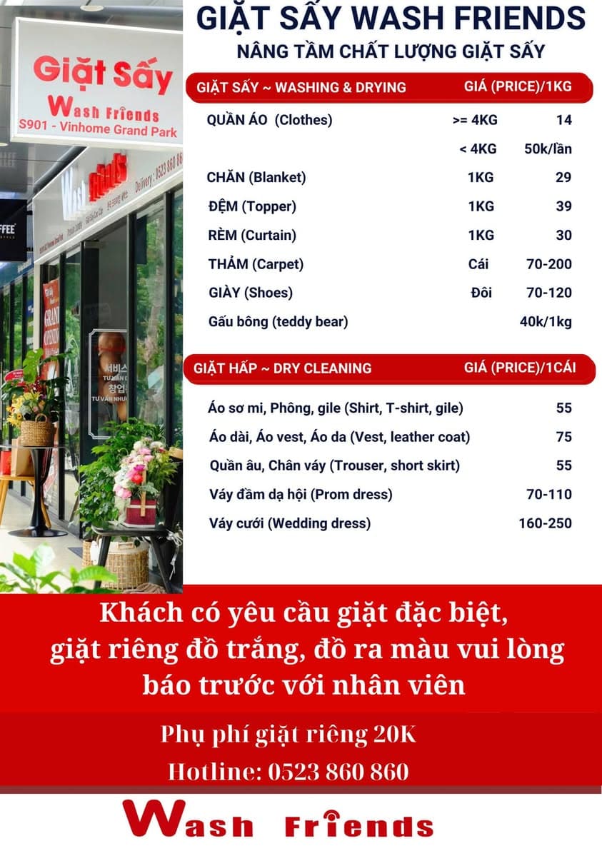 Dịch vụ giặt sấy chuẩn Hàn Quốc tại Vinhomes Grand Park, hỗ trợ nhận và giao tận nơi miễn phí, quần áo sạch thơm, tiện lợi mùa mưa. - 3/4