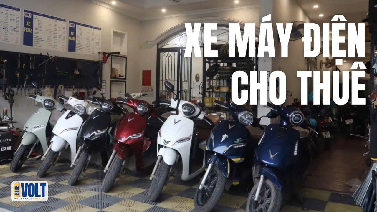 Dịch vụ cho thuê xe điện BlueVolt, không cần đặt cọc, nhận xe nhanh, hỗ trợ giao nhận tận sảnh, sửa chữa và cứu hộ 24/7. Giá từ 80K/ngày. - 1/3