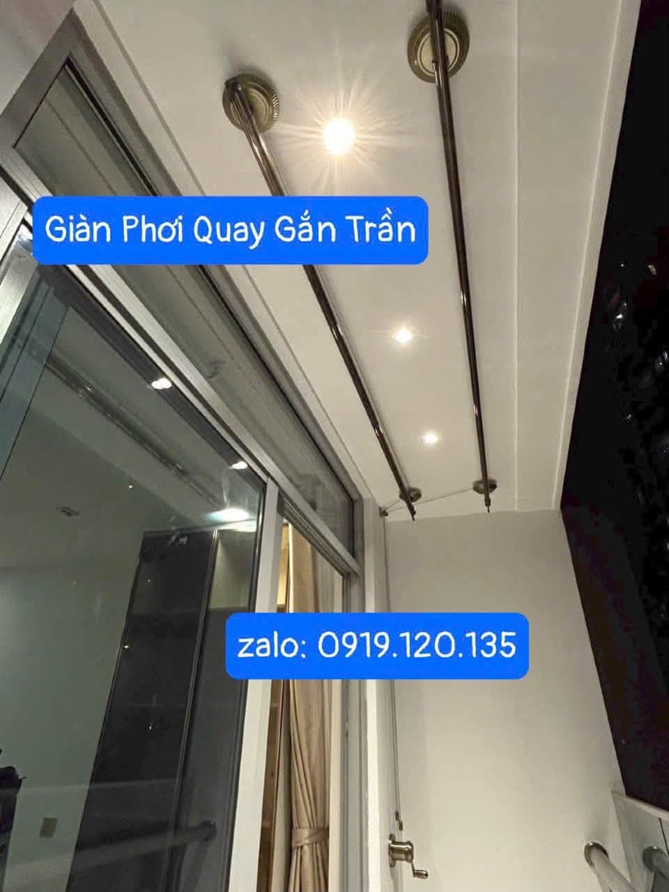 Dịch vụ lắp đặt giàn phơi thông minh, cửa lưới chống muỗi, lưới an toàn ban công, rèm vải, bạt che nắng mưa tận nơi tại Sài Gòn. - 2/5
